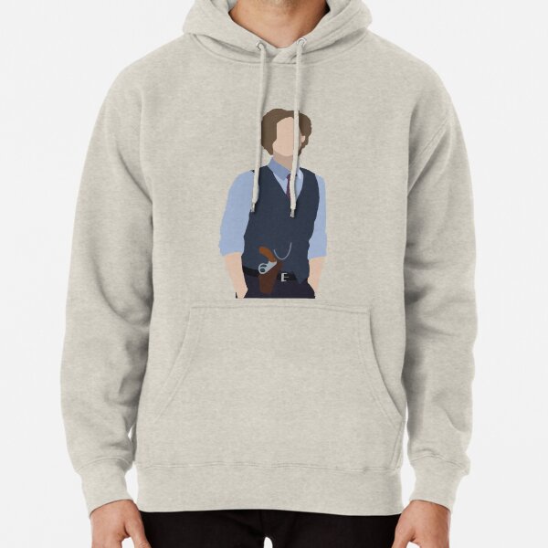 dr. spencer reid silhouette Pullover Hoodie