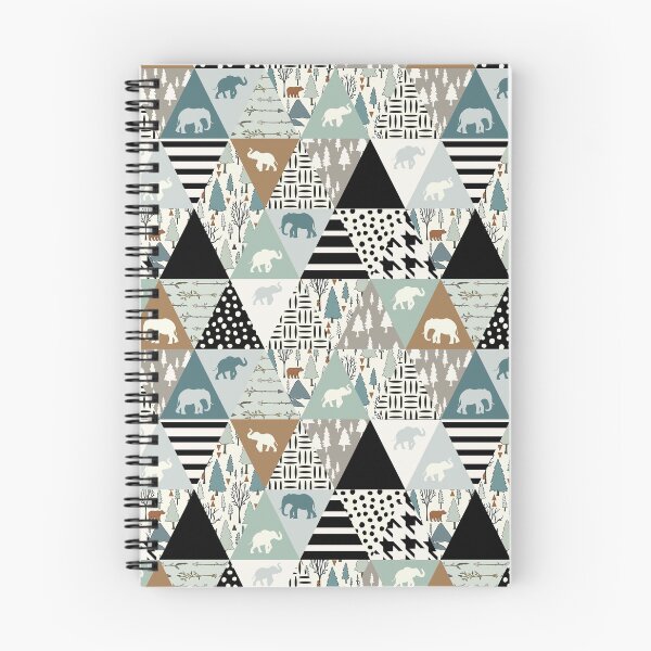 Item preview, Elephant Forest Animal Triangles  designed and sold by SweetTea4U.