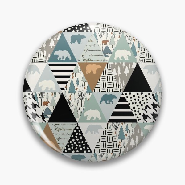 Item preview, Bear Forest Animal Triangles  designed and sold by SweetTea4U.