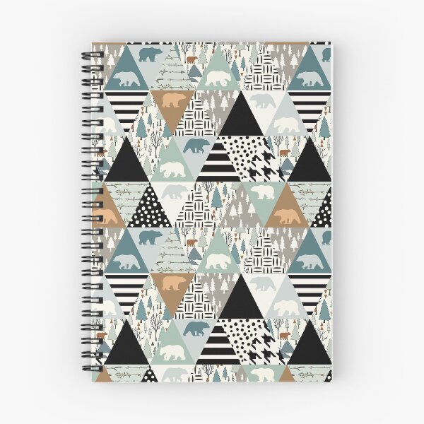 Item preview, Bear Forest Animal Triangles  designed and sold by SweetTea4U.