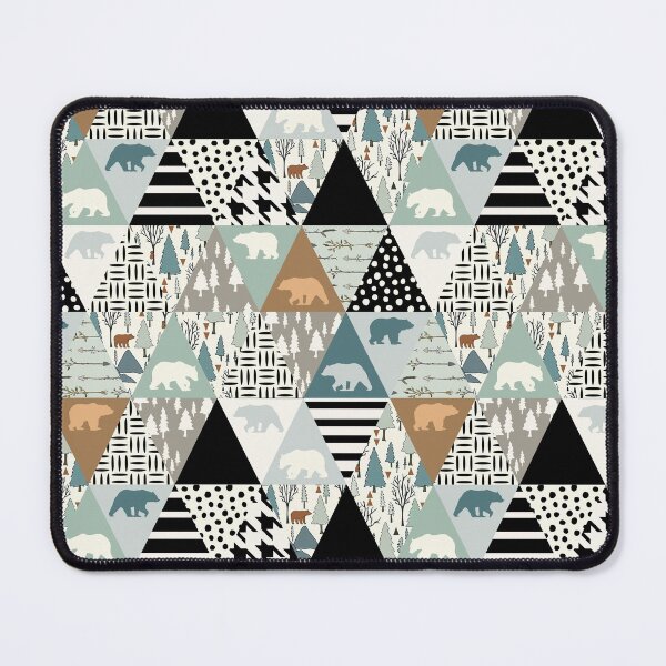 Item preview, Bear Forest Animal Triangles designed and sold by SweetTea4U.