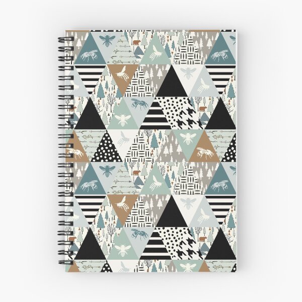Item preview, Bee Forest Animal Triangles  designed and sold by SweetTea4U.