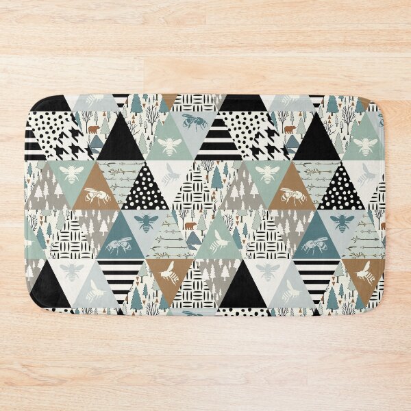 Item preview, Bee Forest Animal Triangles  designed and sold by SweetTea4U.