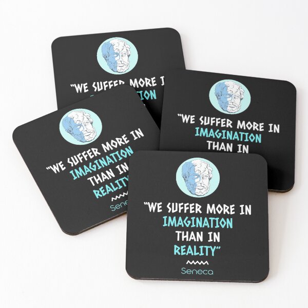 Item preview, Inspiring Stoicism Philosophy Imagination Reality Seneca Quotes designed and sold by MrEddie10.