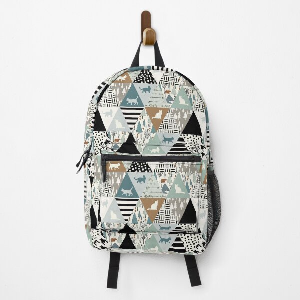 Item preview, Cat Forest Animal Triangles designed and sold by SweetTea4U.