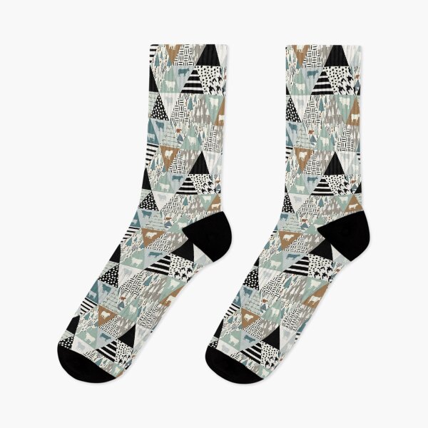 Item preview, Cow Forest Animal Triangles  designed and sold by SweetTea4U.
