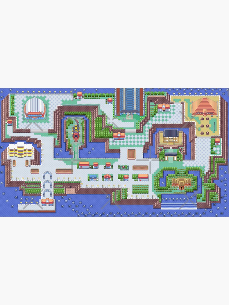 Emerald Battle Frontier Map by Biochao