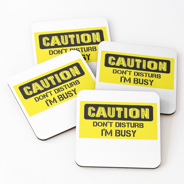 Item preview, CAUNTION - Don't disturb,im busy designed and sold by DitaNadiaStore.