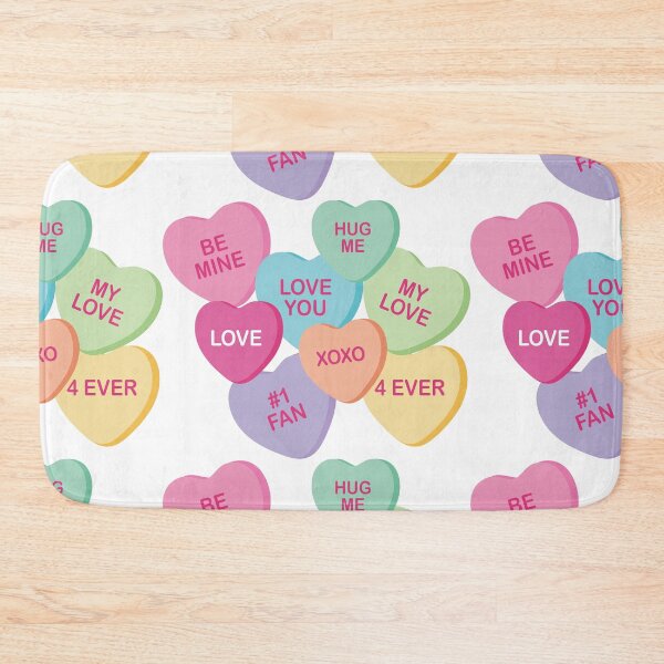Item preview, Candy hearts, valentines day, love you, valentines pattern, hearts, candies designed and sold by Terevela.