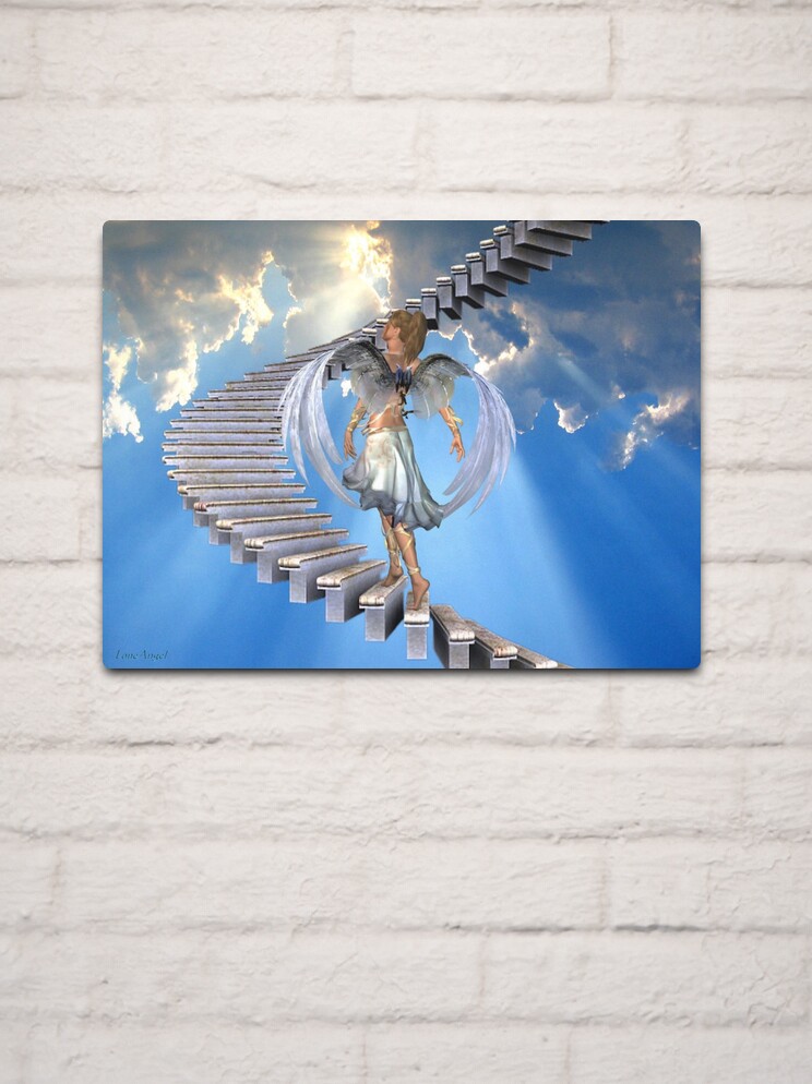 Stairway To Heaven - Angel Wings Welcome to Heaven | Photographic Print