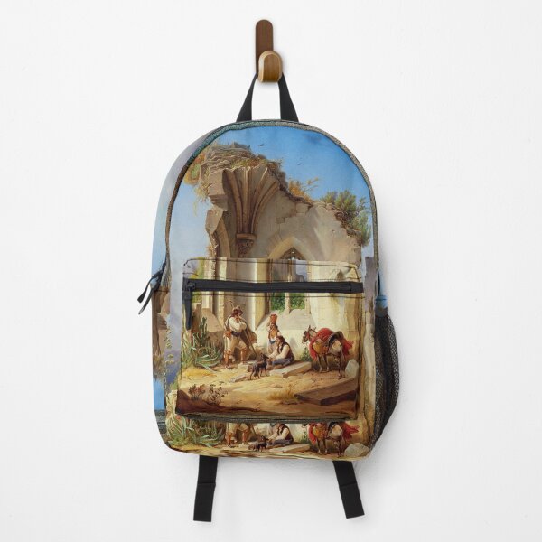 Item preview, Abbey in Ruins in Valencia Countryside by Wilhelm Gail Remastered Xzendor7 Classical Art Reproductions designed and sold by Xzendor7 Digital Art Creations.