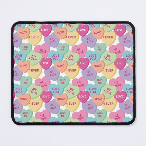 Item preview, Candy hearts, valentines day, love you, valentines pattern, hearts, candies designed and sold by Terevela.