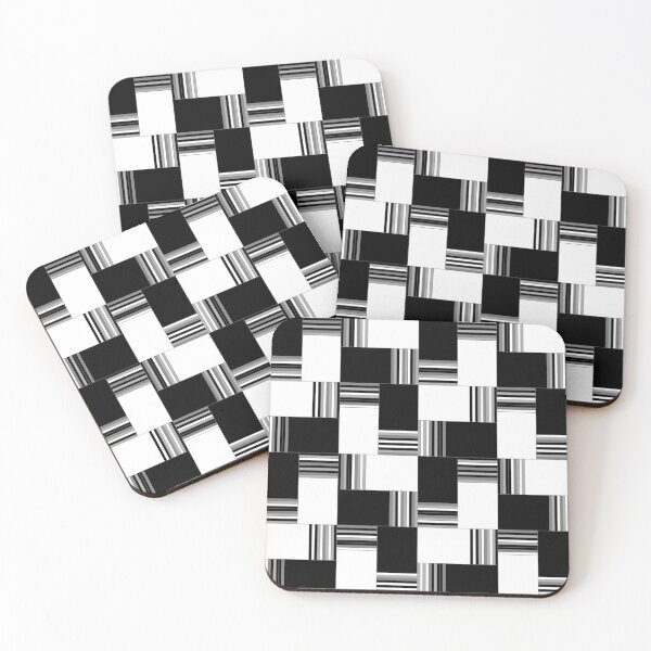Item preview, Black and White Rainbow Tiles designed and sold by Carolina Diaz.