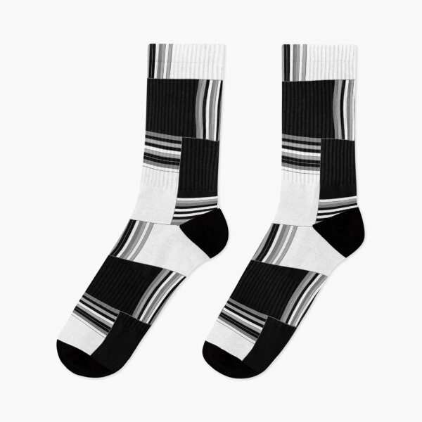 Item preview, Black and White Rainbow Tiles designed and sold by Carolina Diaz.
