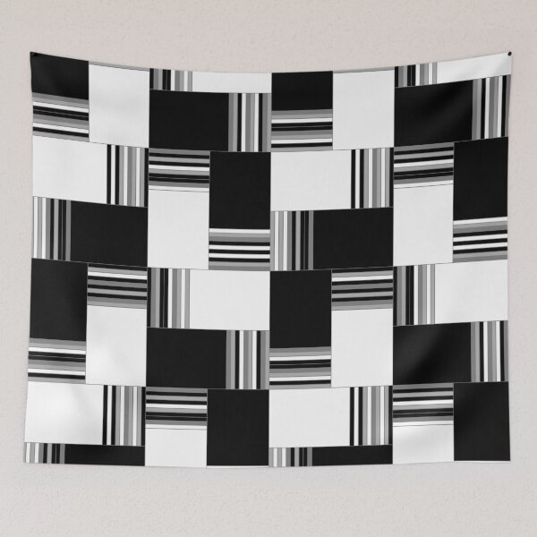 Item preview, Black and White Rainbow Tiles designed and sold by Carolina Diaz.