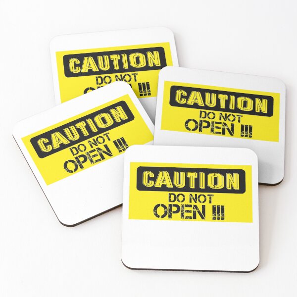 Item preview, Door Caution Sign - Caution Do Not Open designed and sold by DitaNadiaStore.