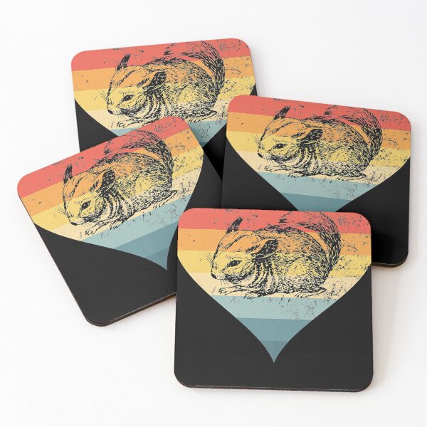 Item preview, Awesome Cute Sunset Vintage I Love My Chinchilla Premium designed and sold by TimothyBeckler.