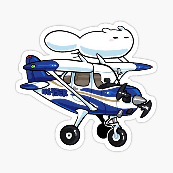 Cessna 172 and Bean Sticker
