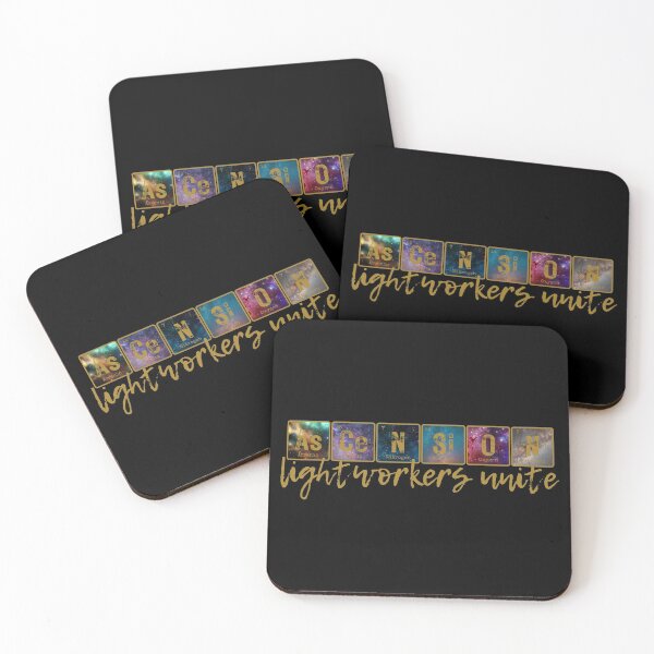 Item preview, LIGHTWORKERS UNITE, ASCENSION PERIODIC TABLE designed and sold by Mercurial Merkaba.