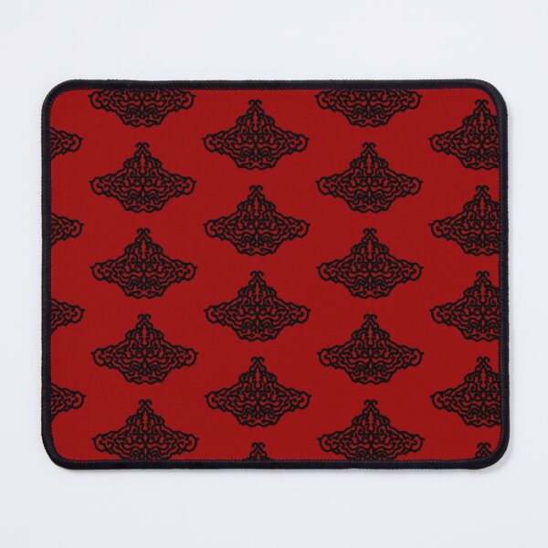 Item preview, Black Demask Turing Pattern red version designed and sold by Cora Gregory.