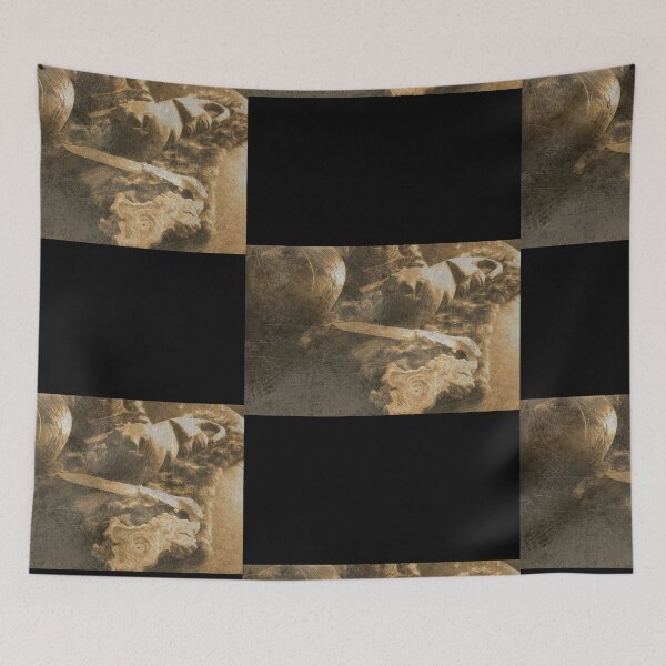 Item preview, Carved Wood Panther Still Life Distressed Photography Design designed and sold by EarthArtDesigns.