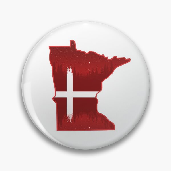 Item preview, Denmark Flag Minnesota Silhouette Logo designed and sold by WASchaidler.