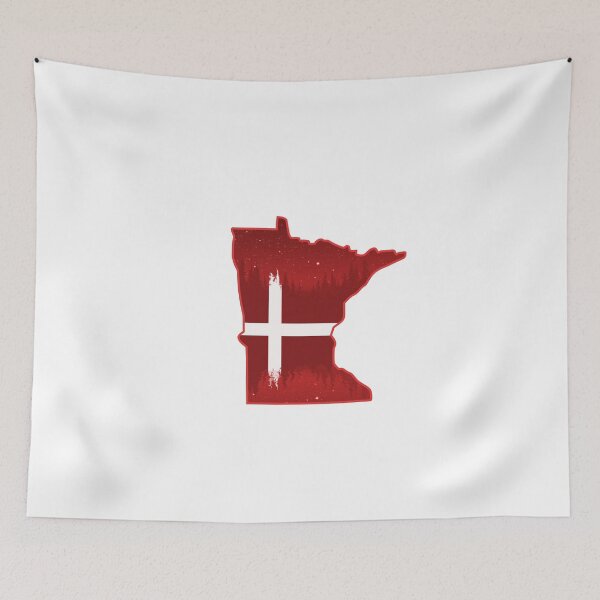 Item preview, Denmark Flag Minnesota Silhouette Logo designed and sold by WASchaidler.