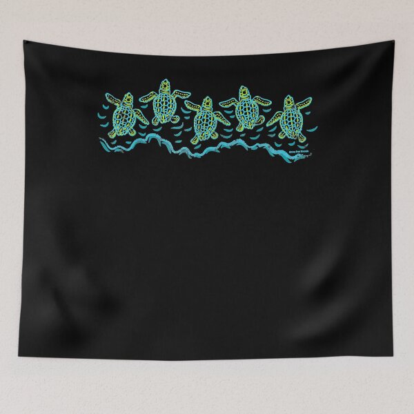Item preview, Baby Sea Turtles Vintage Beach designed and sold by kalcznm.