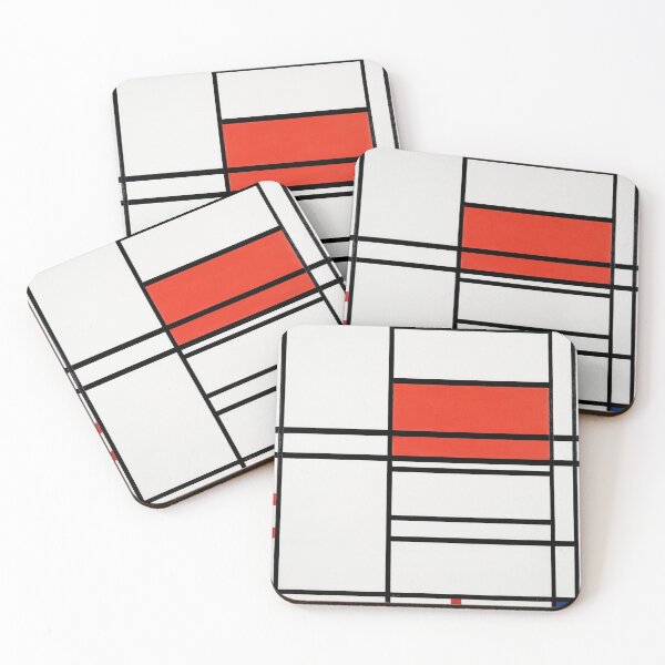 Item preview, Piet Mondrian | Composition No. 4 | Abstract Expressionist designed and sold by BossyCatHome.