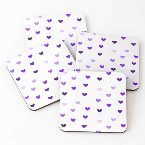 Item preview, Purple Gradient Repeating Hearts designed and sold by Sketches by Sophie.