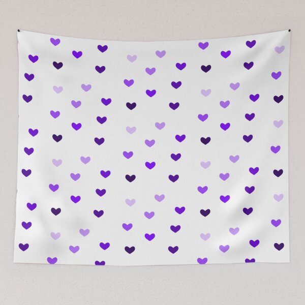 Item preview, Purple Gradient Repeating Hearts designed and sold by Sketches by Sophie.