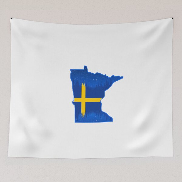 Item preview, Sweden Flag Minnesota Silhouette Logo designed and sold by WASchaidler.