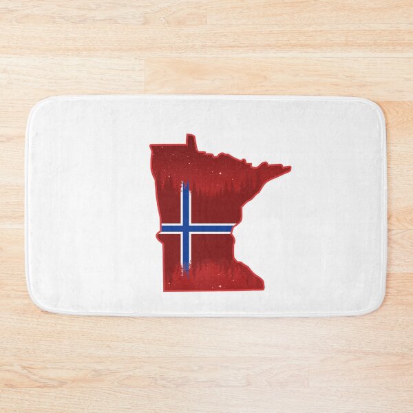 Item preview, Norway Flag Minnesota Silhouette Logo designed and sold by WASchaidler.