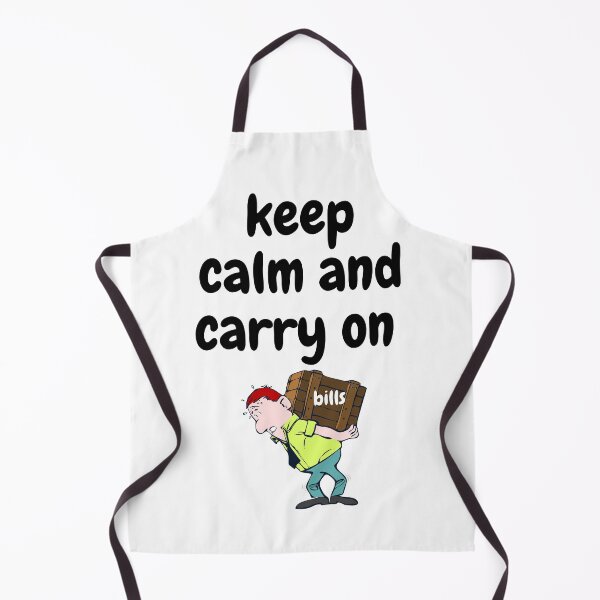Item preview, Keep Calm and Carry On Funny Man with a Box of Bills designed and sold by silviaol.