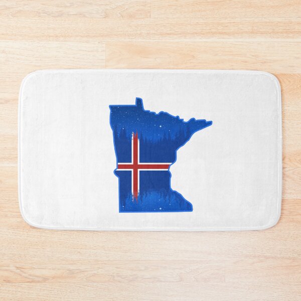 Item preview, Iceland Flag Minnesota Silhouette Logo designed and sold by WASchaidler.
