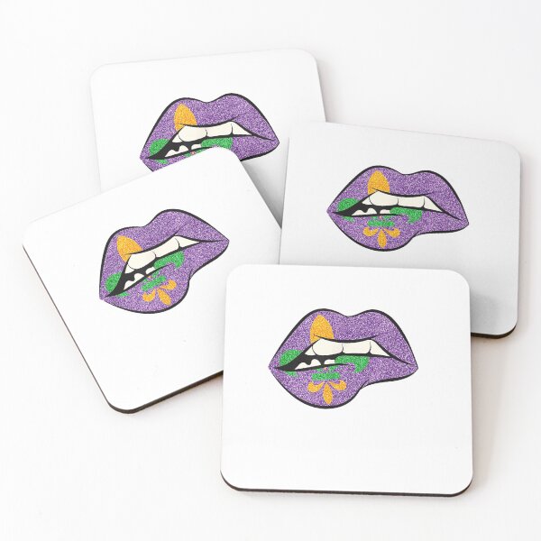 Item preview, Mardi Gras Lips Fleur de lis Shirt for Fat Tuesday Parade T-Shirt designed and sold by DashaLitvinchuk.