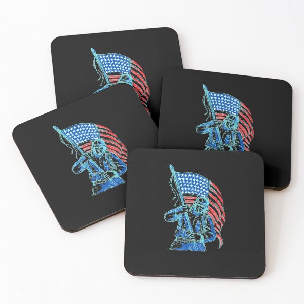 Item preview, Soldier holding the flag designed and sold by Vicente Saenz jr.
