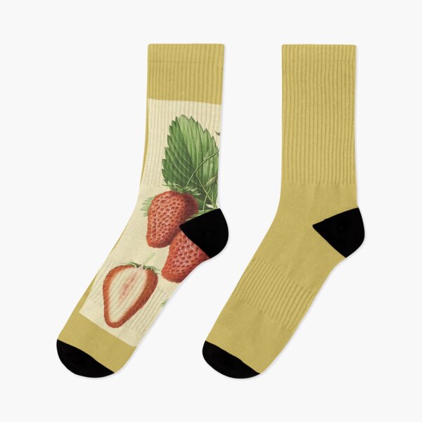 Item preview, Aesthetic coquette strawberry print designed and sold by Cronchyfrog11.