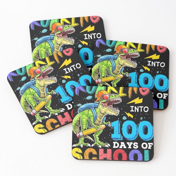 Item preview, Dinosaur T-Rex Roaring Into 100 Days Of School Teacher designed and sold by BrandyBare.