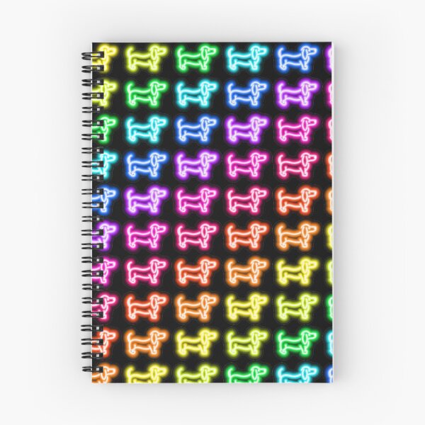 Item preview, Neon dogs pattern designed and sold by ToTheCore.