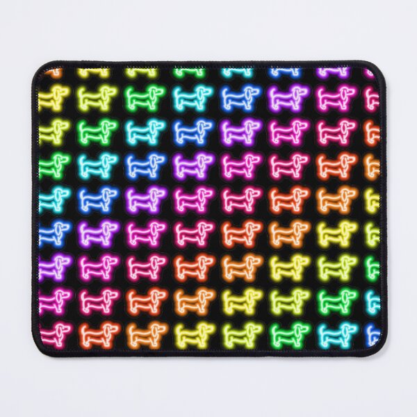 Item preview, Neon dogs pattern designed and sold by ToTheCore.