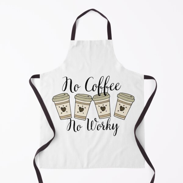 Item preview, Coffee Lover Quotes-No Coffee No Worky designed and sold by Whiny Hiker.
