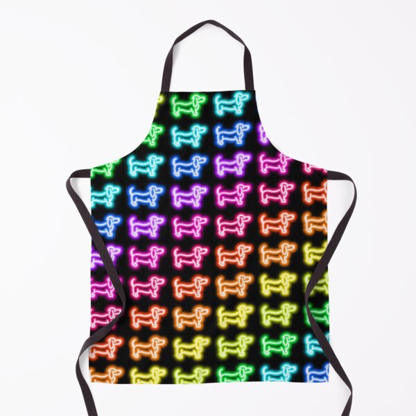 Item preview, Neon dogs pattern designed and sold by ToTheCore.