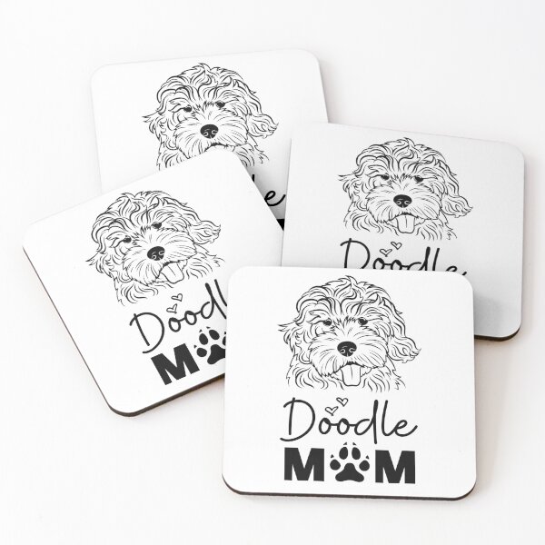 Aperçu de l'œuvre Maman de griffonnage | Maman Goldendoodle | Maman Goldendoodle créée et vendue par Presto Prints Design.