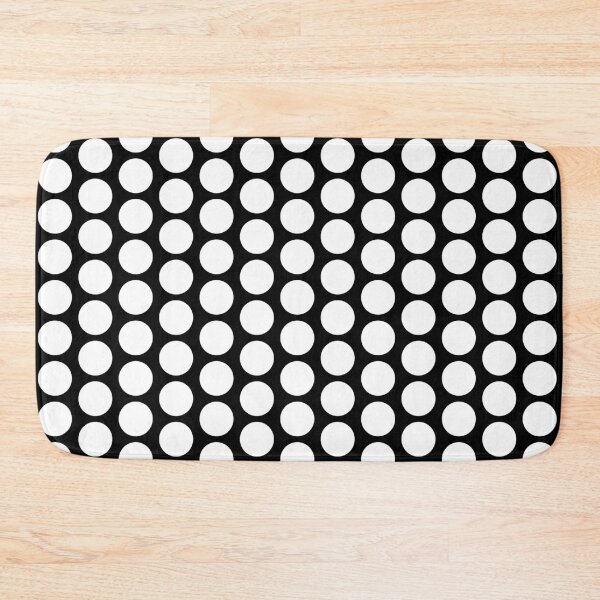 Item preview, White and Black Pokka Dot Textile designed and sold by SeaNympth.