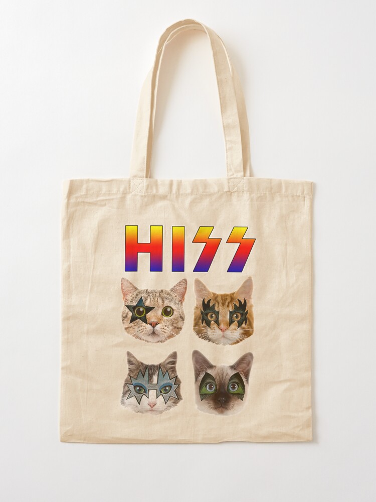 Hiss Funny Cats Kittens Rock Rockin T-Shirt Gift Tee Pun Hiss Funny Cats Kittens Rock Rockin T-Shirt Gift Tee Pun