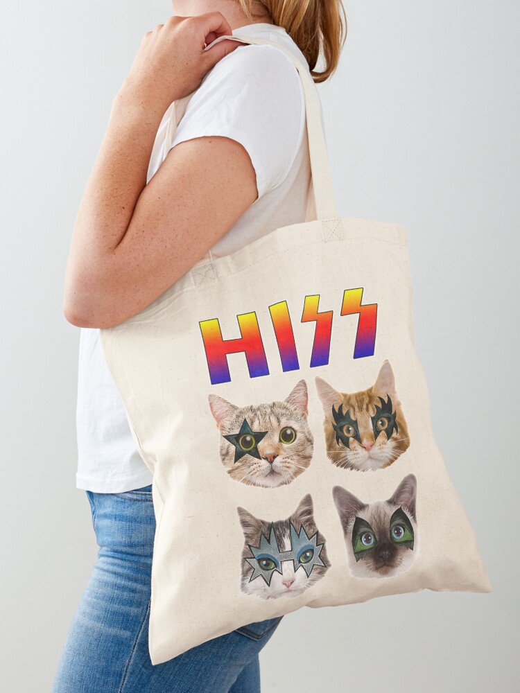 Hiss Funny Cats Kittens Rock Rockin T-Shirt Gift Tee Pun Hiss Funny Cats Kittens Rock Rockin T-Shirt Gift Tee Pun