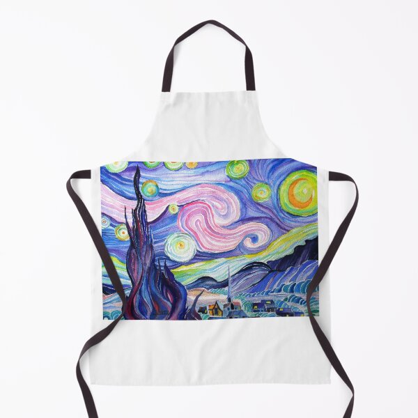 Item preview, my watercolor attempt at VanGogh's starry night....... designed and sold by kevin56.