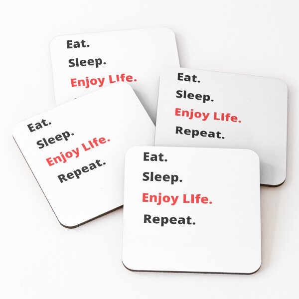 Item preview, Comer, dormir, disfrutar de la vida, repetir designed and sold by yaseenDesigns.