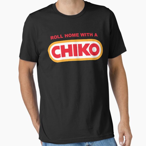 Item preview, Fancy Chiko Roll Logo Design Essential T-Shirt.png designed and sold by GaryBensonn.